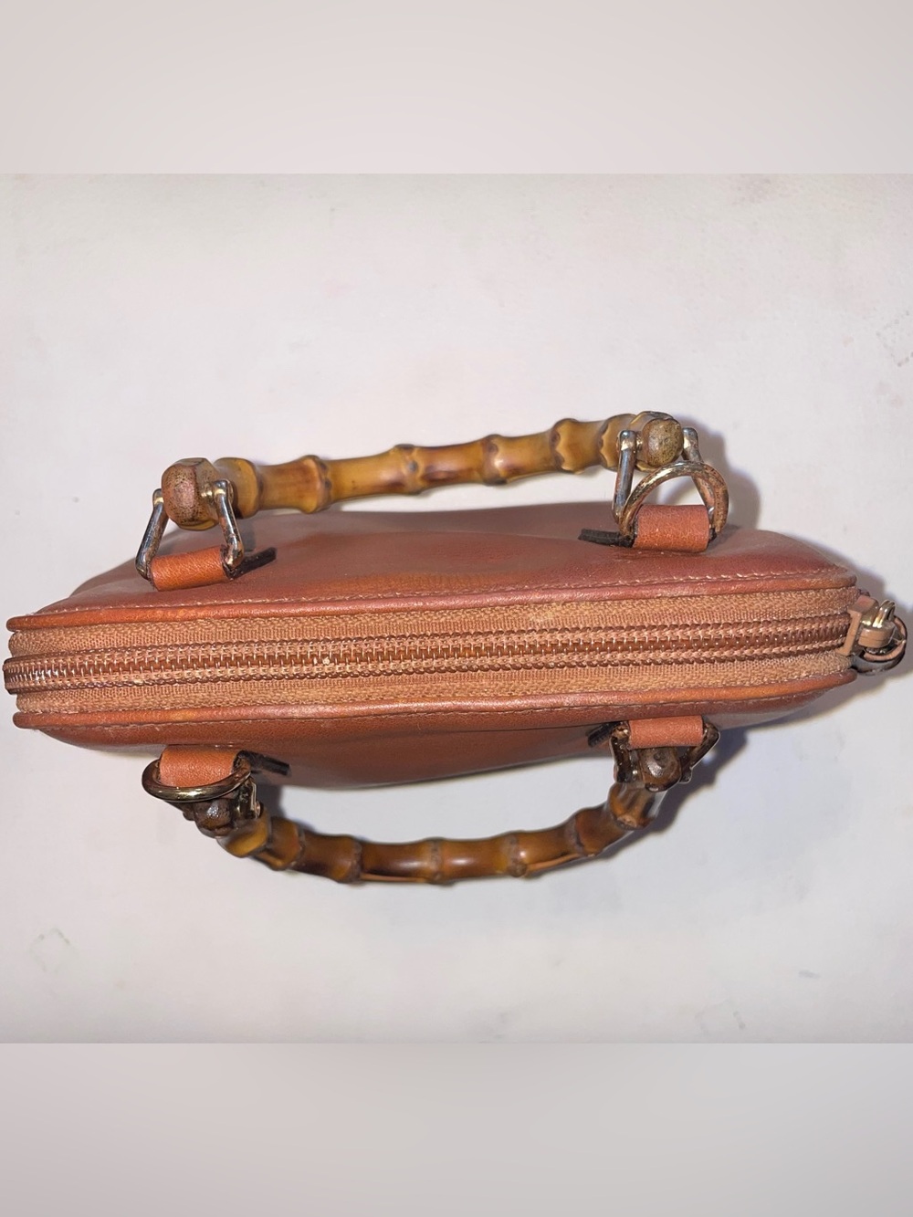 Gucci Vintage Bamboo Mini 2-Way Top Handle Bag - Picture 4 of 14